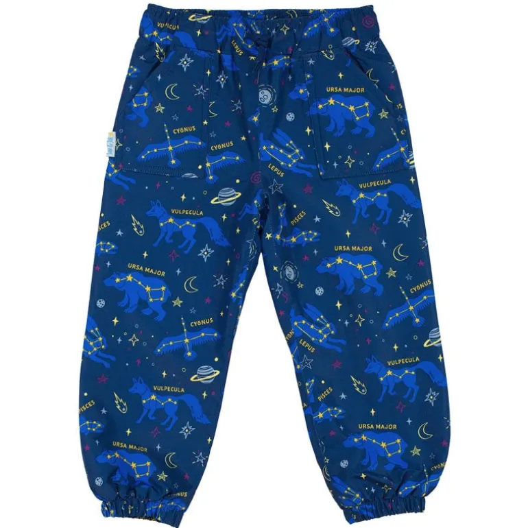 Kids Single Layer Rain Pants | Constellations