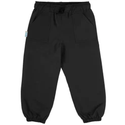 Kids Single Layer Rain Pants | Black