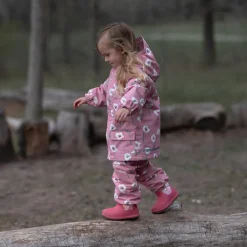 Kids Single Layer Rain Pants | White Tulip