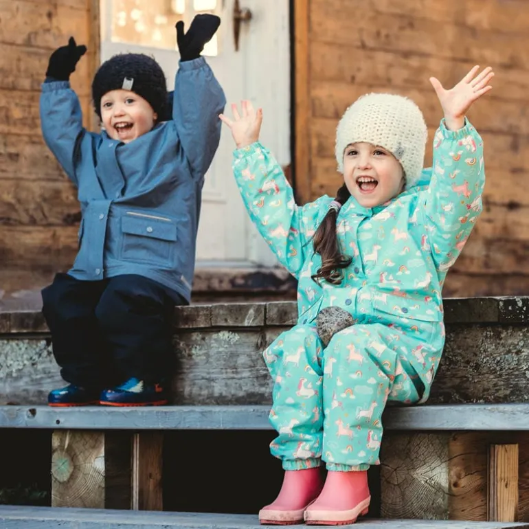 Kids Single Layer Rain Pants | Unicorn