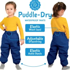 Kids Single Layer Rain Pants | Dusty Mint
