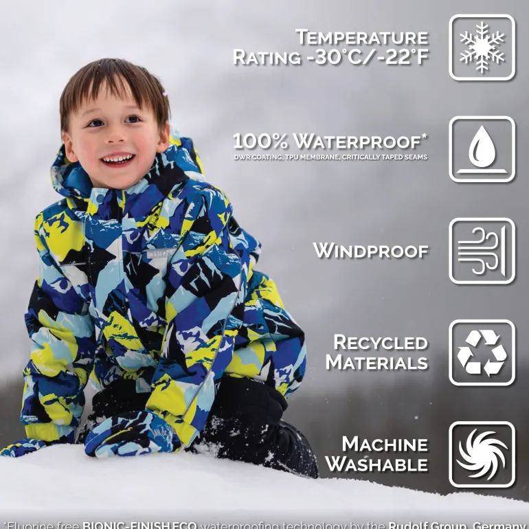 Kids Ski Jacket | Neon Peaks