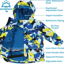 Kids Ski Jacket | Neon Peaks