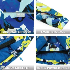 Kids Ski Jacket | Neon Peaks