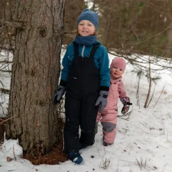 Kids Snow Overalls | Black