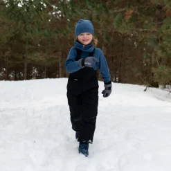 Kids Snow Overalls | Black