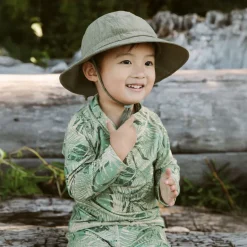 Kids SunLite Hat | Army Green