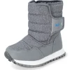 Kids Tall Puffy Winter Boots | Heather Grey