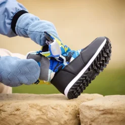 Kids Tall Puffy Winter Boots | Neon Peaks