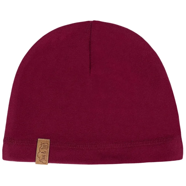 Kids Thermal Beanie Caps | Mulberry
