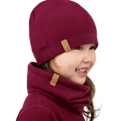 Kids Thermal Beanie Caps | Mulberry