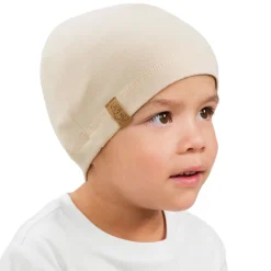 Kids Thermal Beanie Caps | Oatmeal