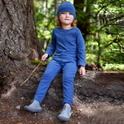Kids Thermal Beanie Caps | Cobalt