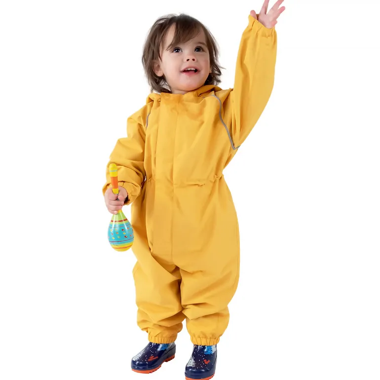 Kids Thin-Lined Rain Suits | Yellow