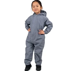 Kids Thin-Lined Rain Suits | Heather Grey