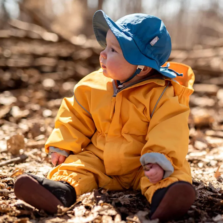 Kids Thin-Lined Rain Suits | Yellow