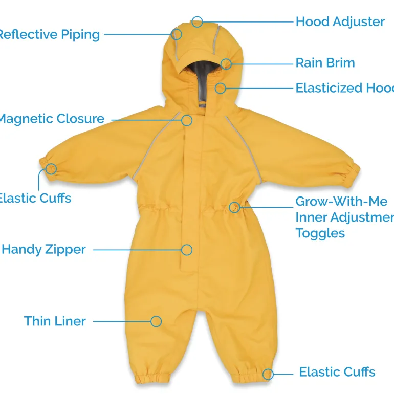 Kids Thin-Lined Rain Suits | Blue