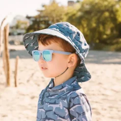 Kids Urban Polarized Sunglasses | Frosty Blue Aurora