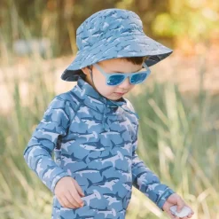Kids Urban Polarized Sunglasses | Frosty Blue Aurora