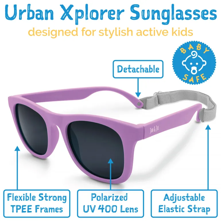 Kids Urban Polarized Sunglasses | Purple Popsicle