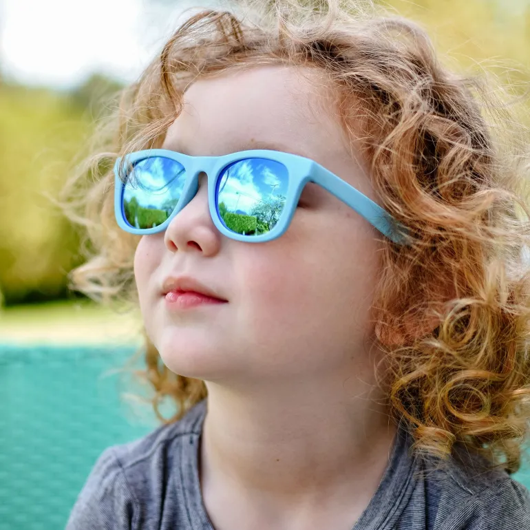 Kids Urban Polarized Sunglasses | Sky Blue Aurora