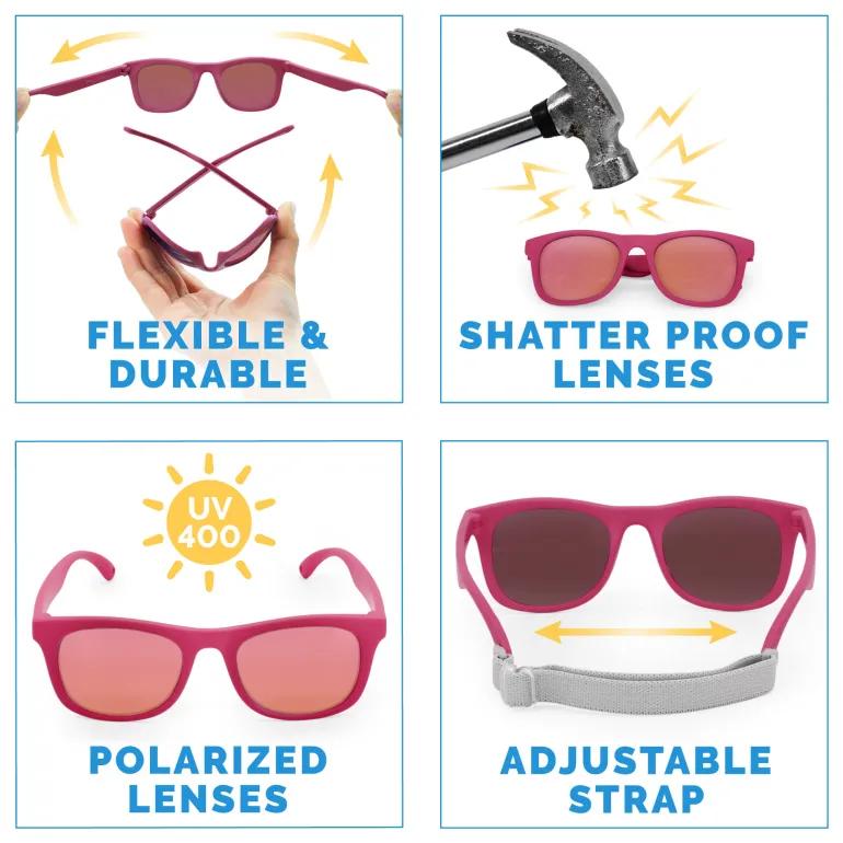 Kids Urban Polarized Sunglasses | Orchid Aurora