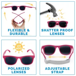 Kids Urban Polarized Sunglasses | Orchid