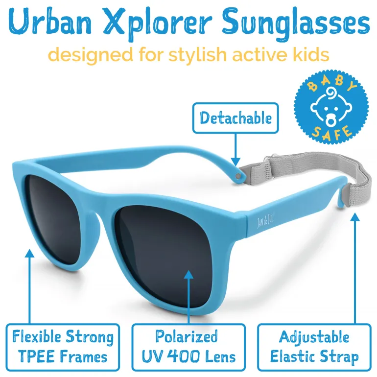 Kids Urban Polarized Sunglasses | Sky Blue
