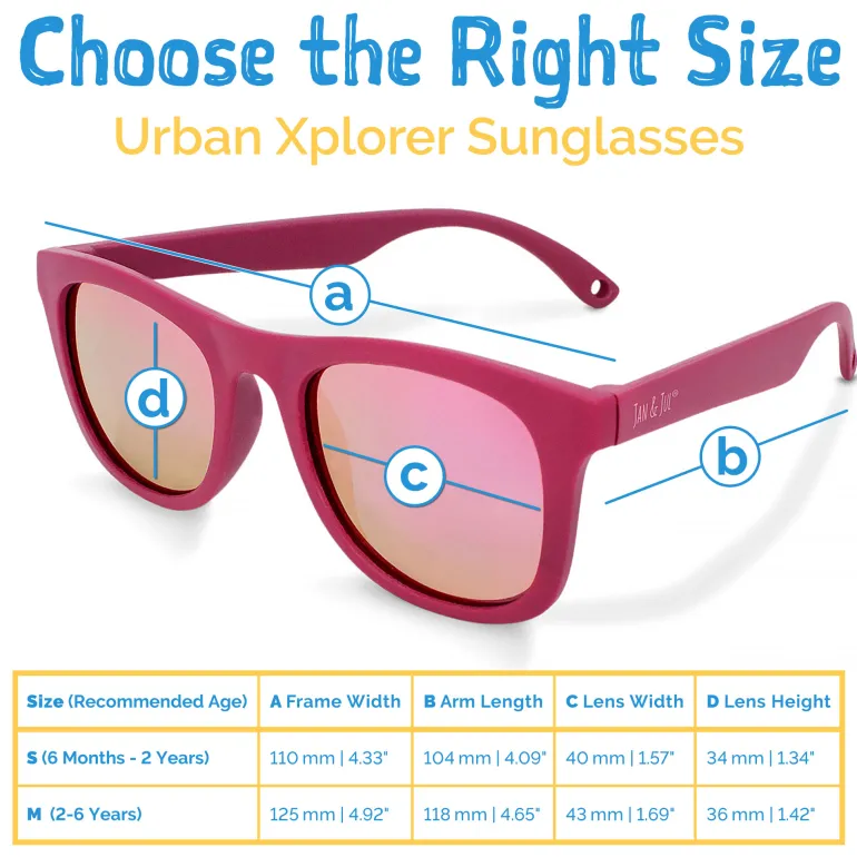 Kids Urban Polarized Sunglasses | Orchid Aurora