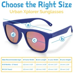 Kids Urban Polarized Sunglasses | Navy Aurora