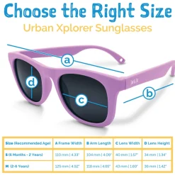 Kids Urban Polarized Sunglasses | Purple Popsicle