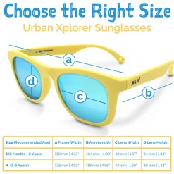 Kids Urban Polarized Sunglasses | Lemonade Aurora