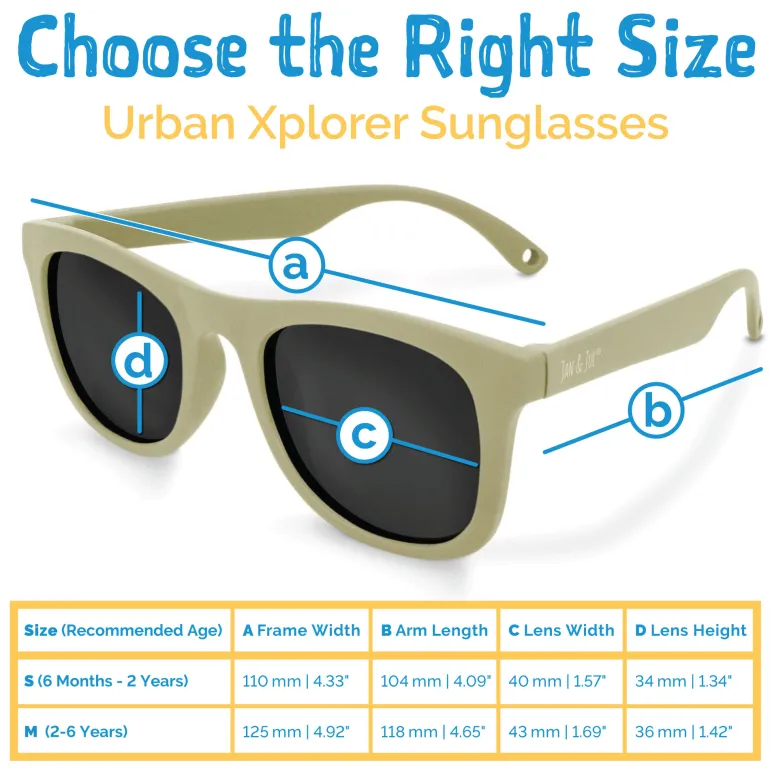 Kids Urban Polarized Sunglasses | Olive Khaki