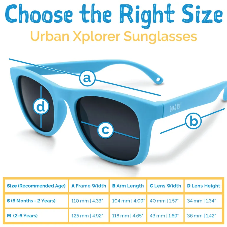Kids Urban Polarized Sunglasses | Sky Blue