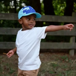 Kids UV Baseball Caps | Sea Turtle