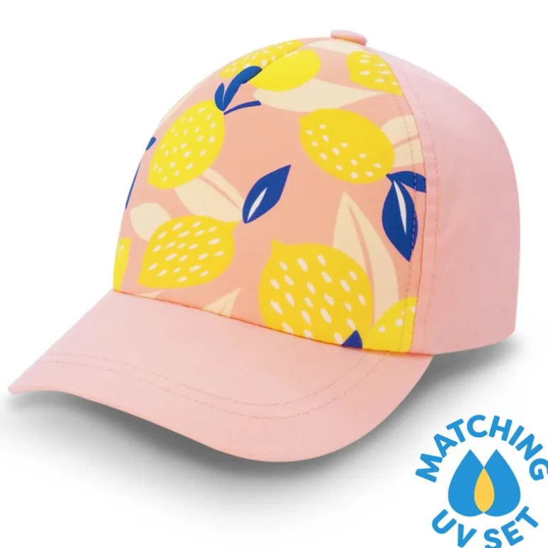 Kids UV Baseball Caps | Summer Citrus