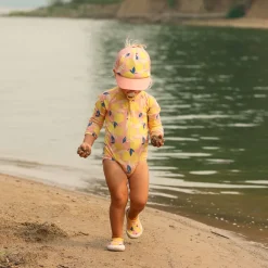 Kids UV Baseball Caps | Summer Citrus