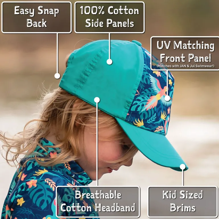 Kids UV Baseball Caps | T-Rex