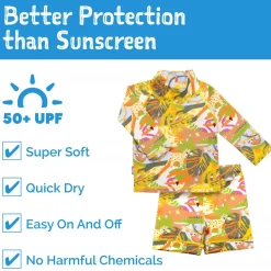 Kids UV Rashguard Set | Jungle Friends