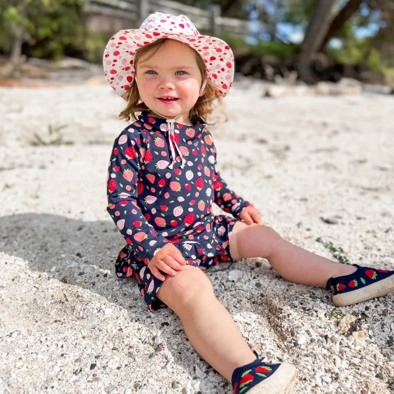 Kids UV Rashguard Set | Strawberry