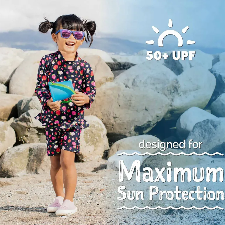 Kids UV Rashguard Set | Strawberry