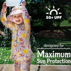 Kids UV Rashguard Set | Tropical Bloom