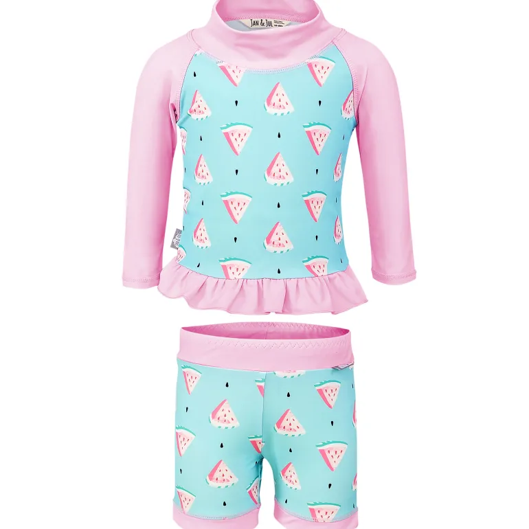 Kids UV Rashguard Set | Watermelon