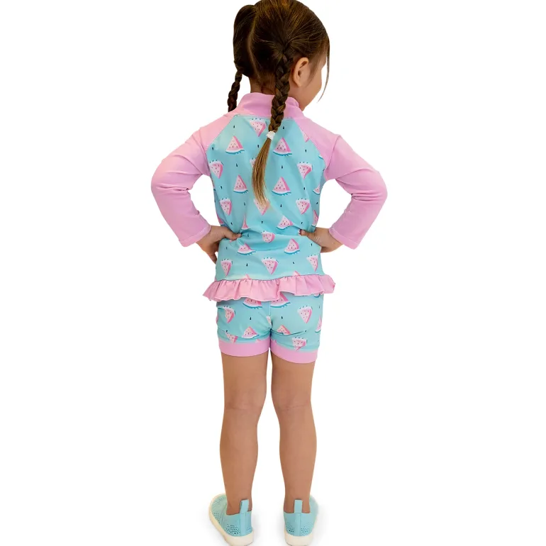 Kids UV Rashguard Set | Watermelon