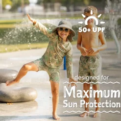 Kids UV Rashguard Set | Jungle Safari