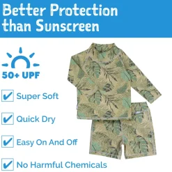 Kids UV Rashguard Set | Jungle Safari