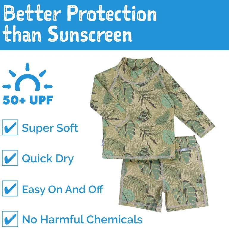 Kids UV Rashguard Set | Jungle Safari