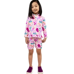 Kids UV Rashguard Set | Pink Mermaid
