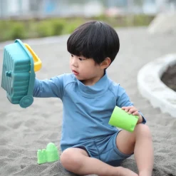 Kids UV Rashguard Top | Blue Grey