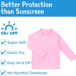 Kids UV Rashguard Top | Pink